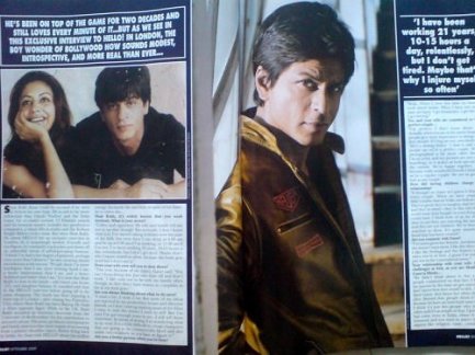 NOTICIA DE AYER...SRK en la revista Hello 2009 *ANALIZA*...!!! =D O8e0l5